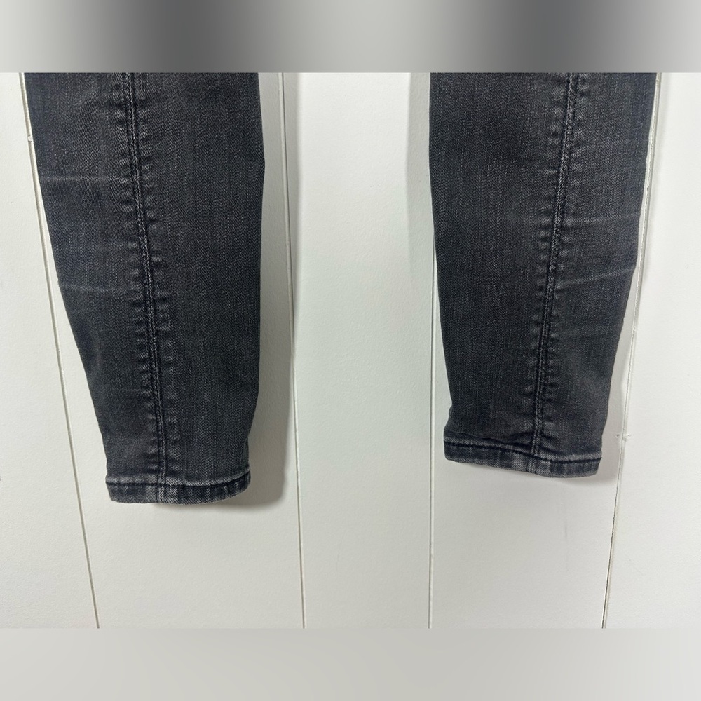 PILCRO & THE LETTERPRESS Sz 27 Jeans High-Rise Ankle Zip Denim Legging Pockets - Picture 8 of 15